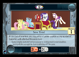 My Little Pony Sew Tired High Magic CCG Card