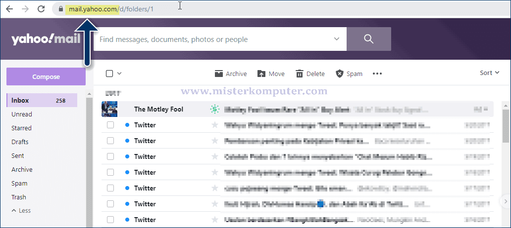 Cara Menghapus Seluruh Pesan Pada Yahoo Mail Mister Komputer. 