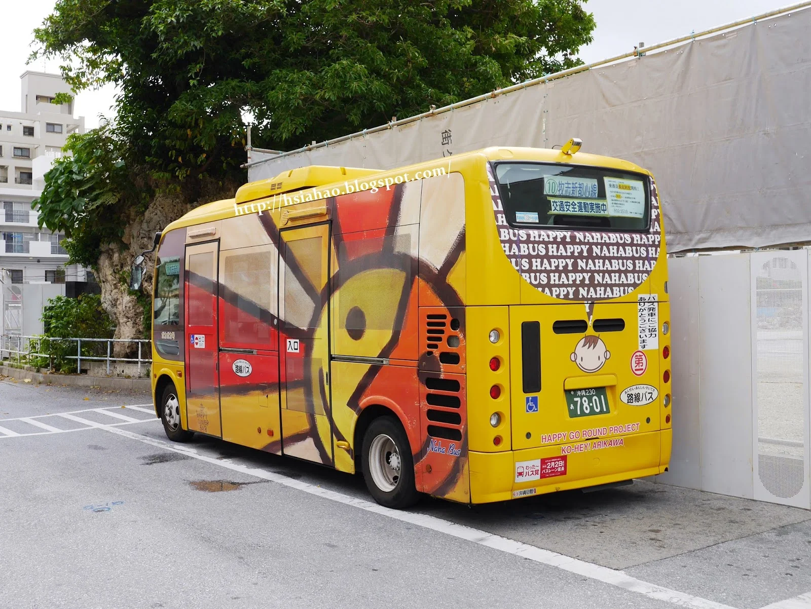 沖繩-交通-公車-巴士-循環-okinawa-public-transport-bus-shuttle