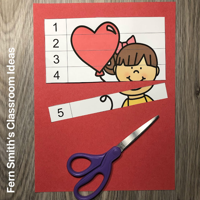 Click Here to Download these Valentine's Day Counting Puzzles for Your Classroom Today!