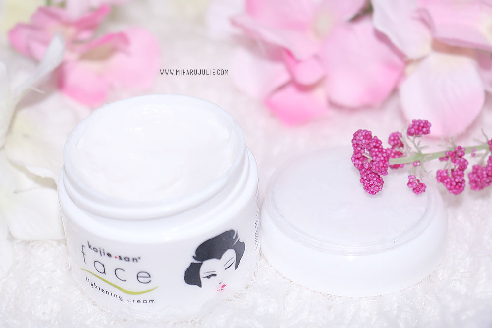 Kojie san Face Lightening Cream Review indonesia beauty and travel