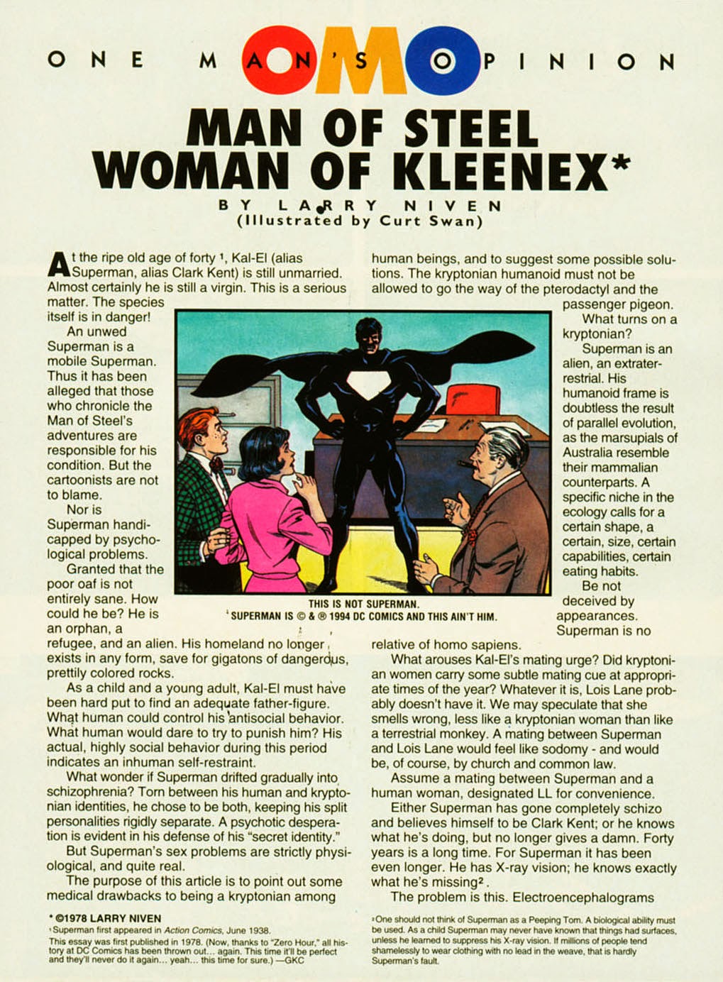 Man of steel, woman of kleenex reddit image