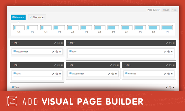 sneeit framework plugin - back-end for wordpress themes - visual page builder