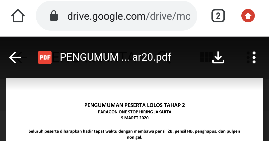 Pengalaman Tes PT. Paragon Technology and Innovation (PT Pengalaman Tes PT. Paragon Technology and Innovation (PT