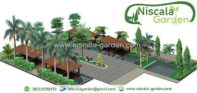 Desain Taman Minimalis dan Taman Tropis