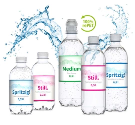 Marketingkomm Werbemittel Werbe Mineralwasser In Individueller Gestaltung