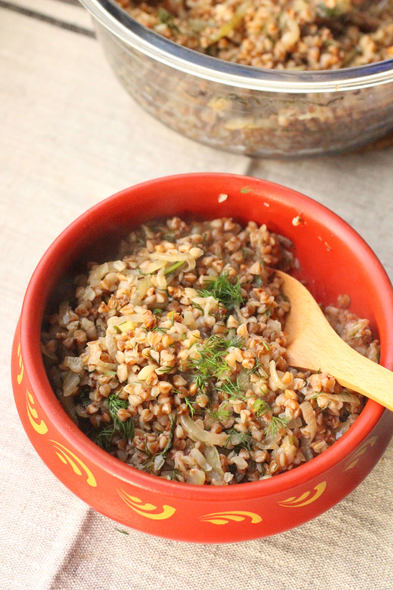 Un peu gay dans les coings... Sarrasin grillé (kasha) aux oignons et à