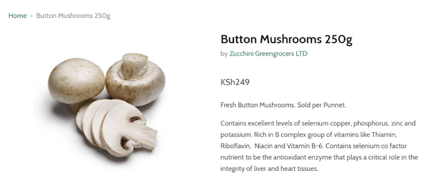mushrooms for sale in Kenya