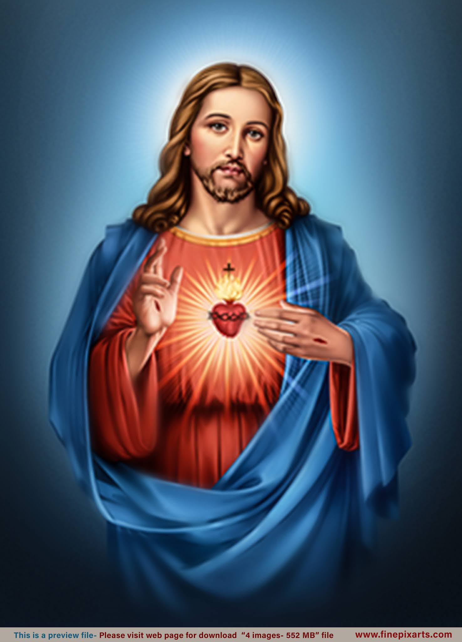 Sacred Heart of Jesus Christ_Blue 138 MB