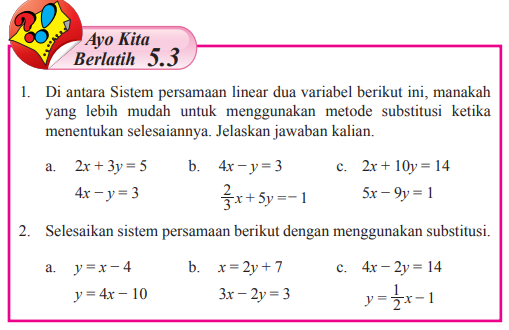 Jawaban Buku Matematika Kelas 8 Ayo Kita Berlatih 5 3 Hal 219 220 Di Antara Sistem Pentium Sintesi