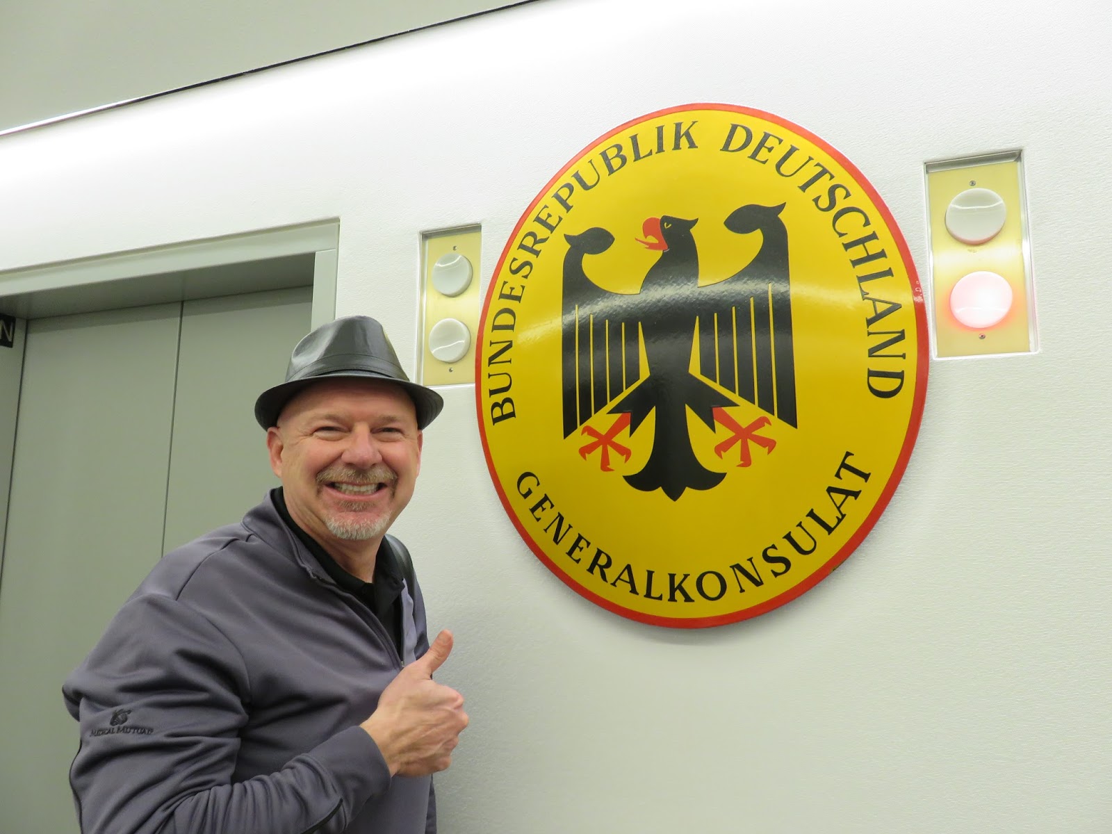 Dwayne Gremler's Scholarly Travels Visit to the German Consulate in