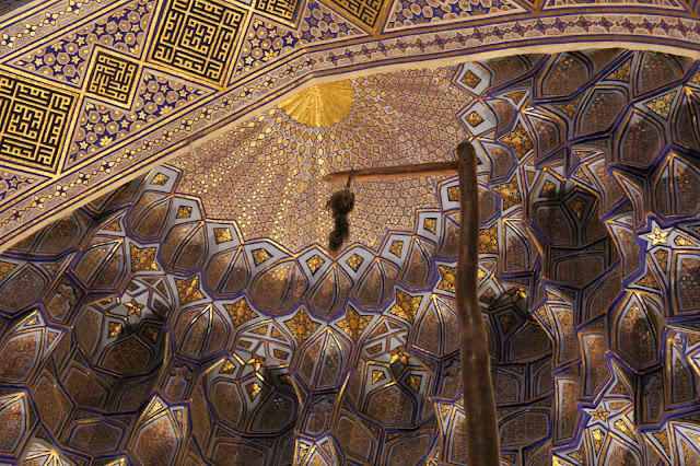Ouzbékistan, Samarcande, Registan, mihrab, Tilla-Qari, © L. Gigout, 2012