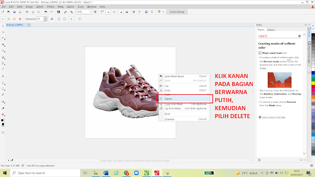 Cara Menghilangkan Background Putih Pada Foto Menggunakan Corel Draw