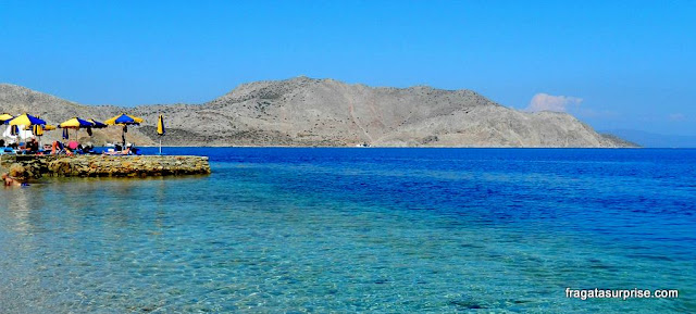 Ilhas gregas - Sými - Dodecaneso - Praia de Nos