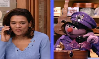 The phone rings, it's Miss Vicki. Miss Vicki tells Maria there is a problem she can't fix this magic ukulele. Sesame Street Episode 4070, Snuffy's Invisible part 2, Season 35