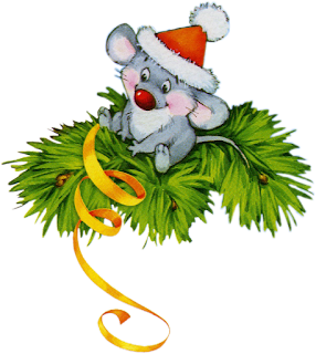 Original postcard for the new year mice and rats 2026. Free, beautiful live Christmas cards in the year of mouse
