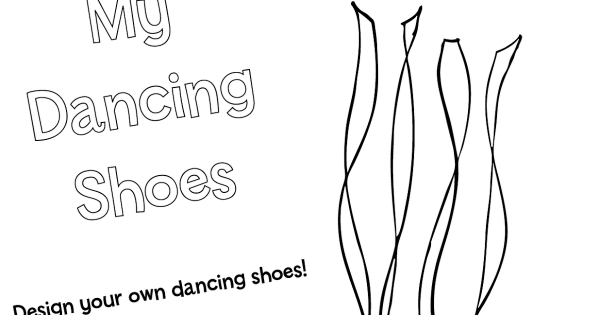dancing shoes coloring pages - photo #5
