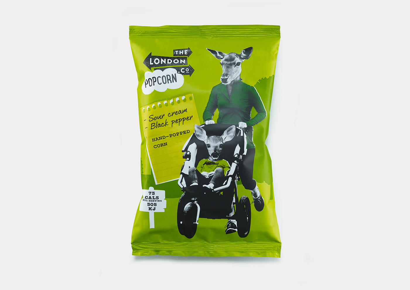 London Popcorn Co. Packaging Of The World