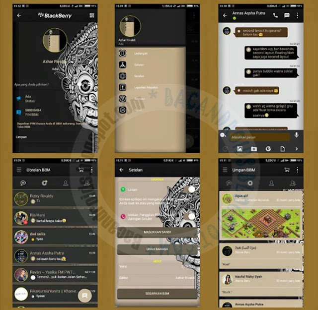 BBM Mod Thema Aksara Terbaru Versi 2.10.0.35 New