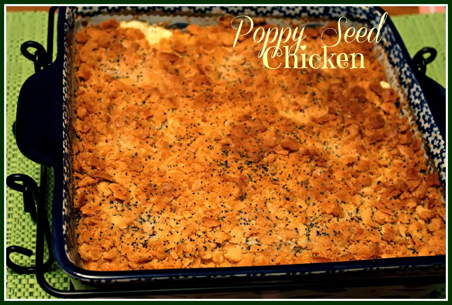 Sweet Tea and Cornbread Poppy Seed Food At It's Best!