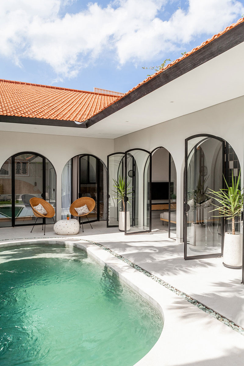 Stylish design of a holiday villa in Bali by My Shrine studio