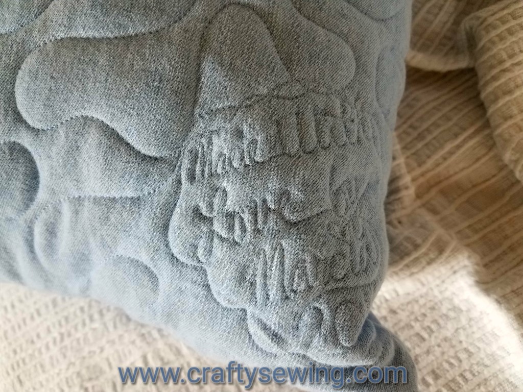 Crafty Sewing & Quilting How to Make a Quilted Memory Pillow (With a