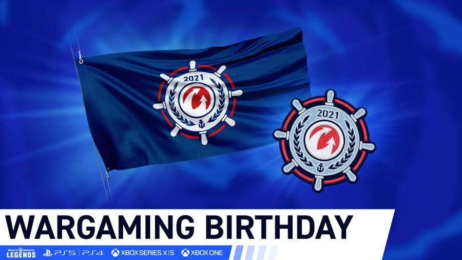 wg 2021 birthday flag and patch bonus code wows legends