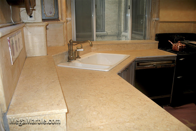 jerusalem beige marble countertop