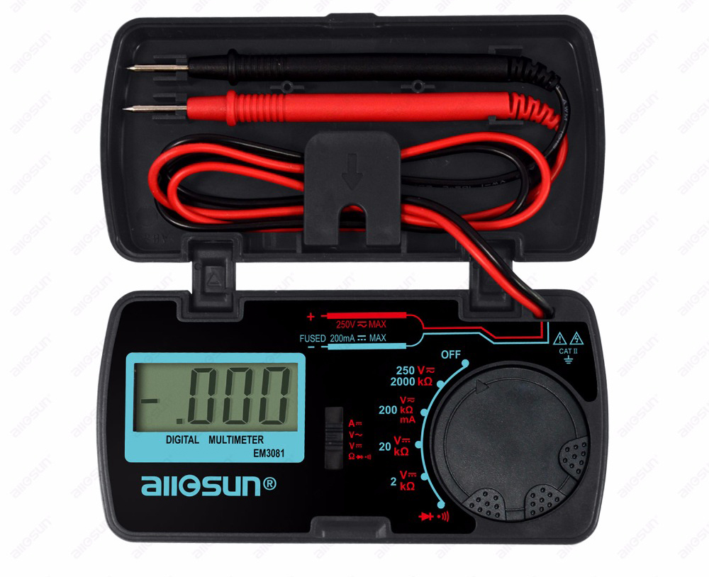 Allosun Digital Multimeter - Byte Black
