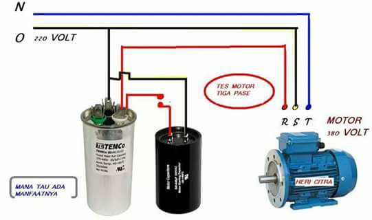 Cara Sederhana Untuk Tes Motor 3 Pase Dengan 1 Pase Service Chiller Citra Teknik