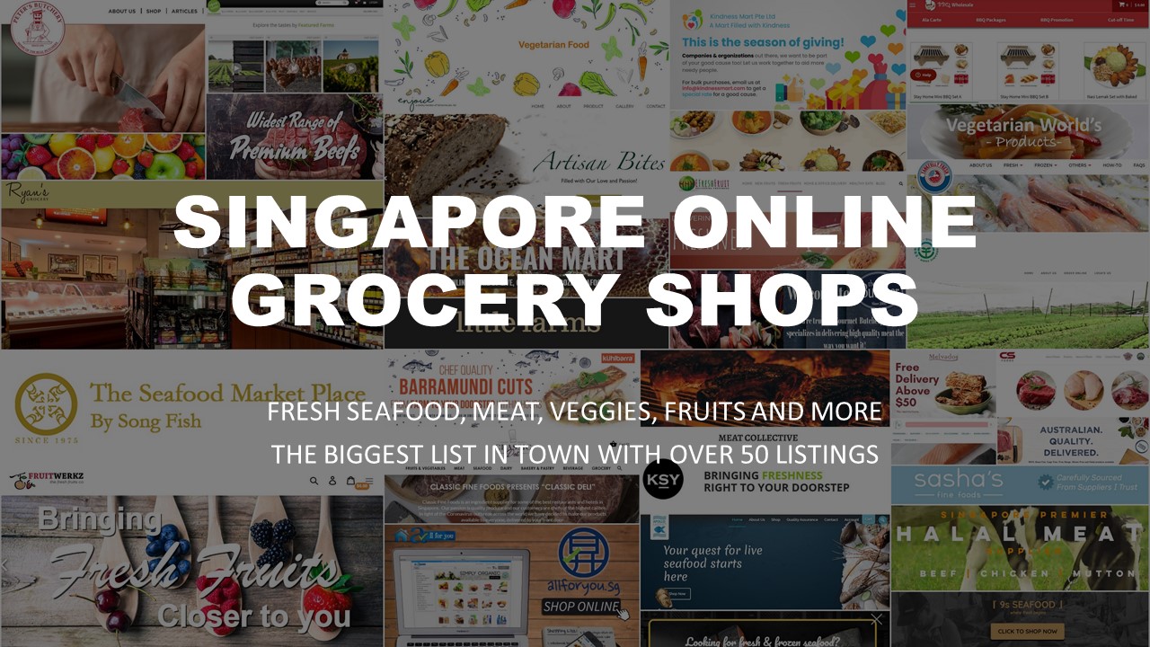 Singapore Online Grocery Shops for Fresh Food Free Delivery and