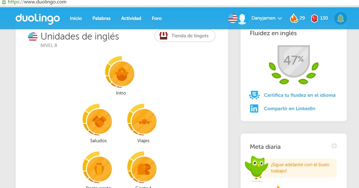 Descargalo Duolingo! ¿Aburrido y con