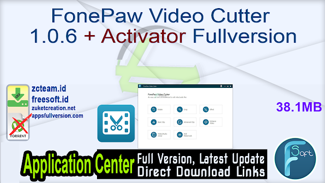 FonePaw Video Cutter 1.0.6 + Activator Fullversion