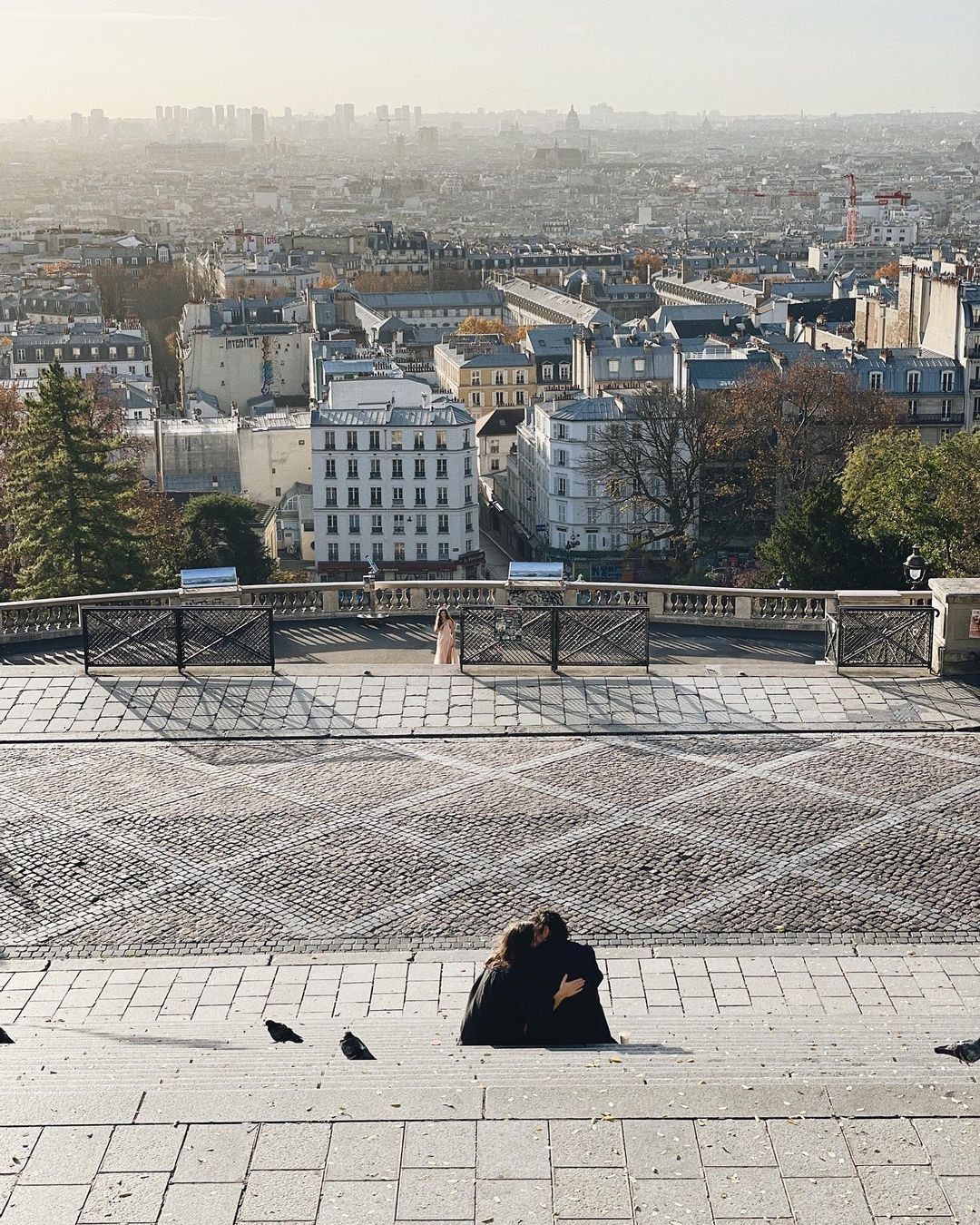 Montmartre View Indah Paris Dari Atas Bukit