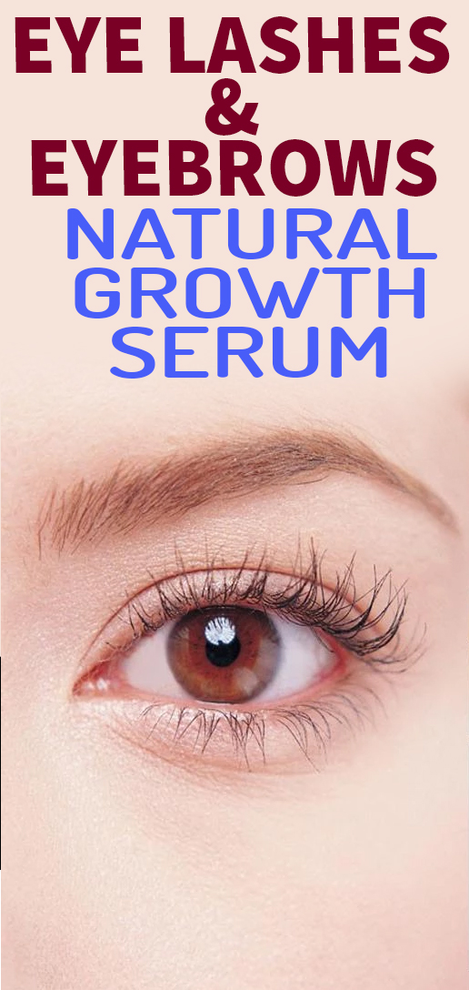 Eyelashes and Eyebrows Natural Growth serum