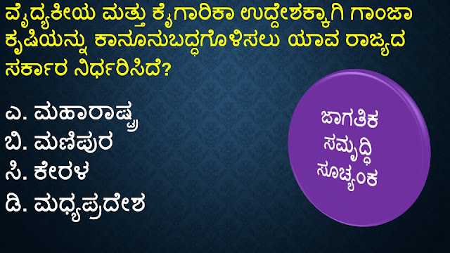 SBK KANNADA CURRENT AFFAIRS NOTES November 25, 2019