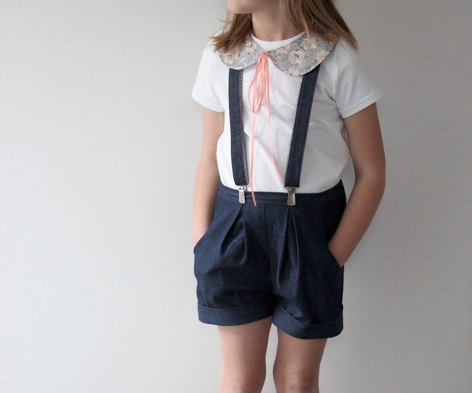 SweetKM Shorts and Suspenders