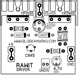 PCB Power amplifier Mungil Cabe Rawit Driver – BLOGKAMARKU