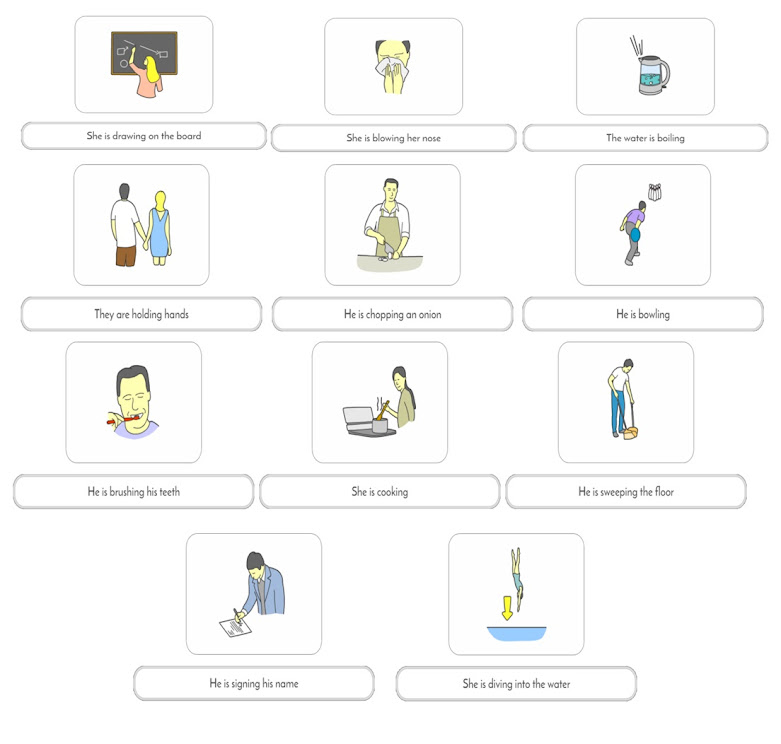 Minutes to win it Stationery & action verbs1 lists