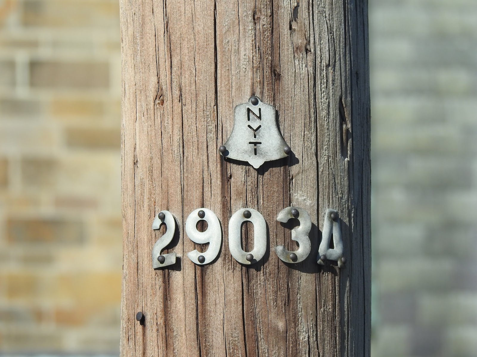 MerrySyracuse New York Telephone Pre1984 Pole ID Tags and