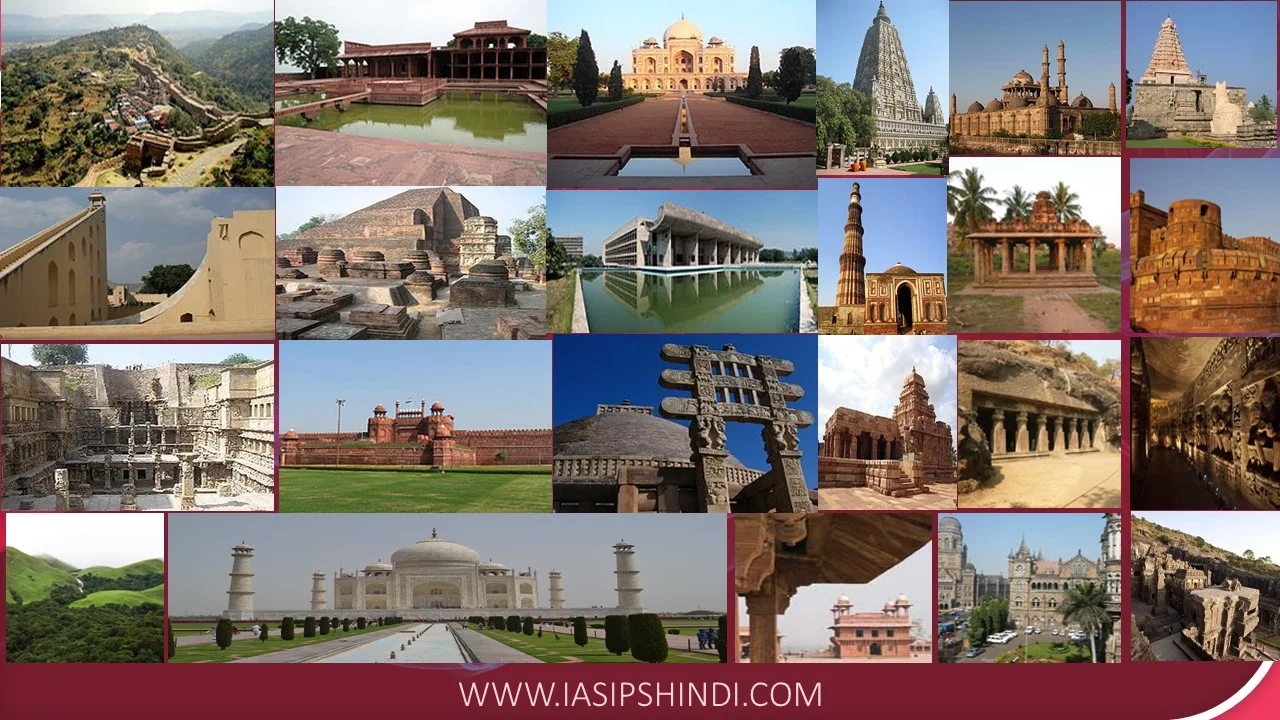 UNESCO World Heritage Sites in India in Hindi