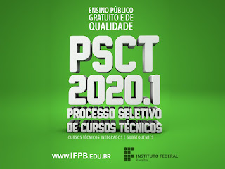 PSCT 2020: 3ª chamada da Lista de Espera para pré-matrícula do Campus Picuí