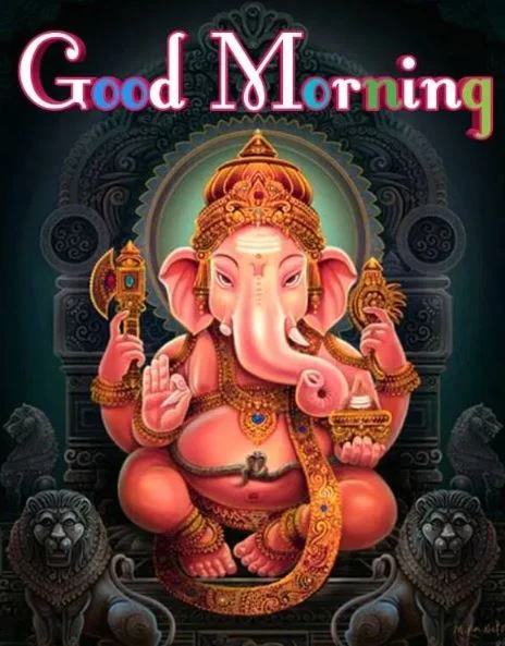 good morning images of lord ganesha on facebook