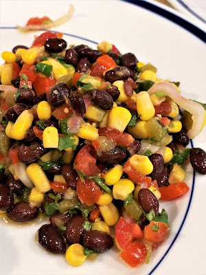 Black Beans, Salsa, salad, side dish, dip