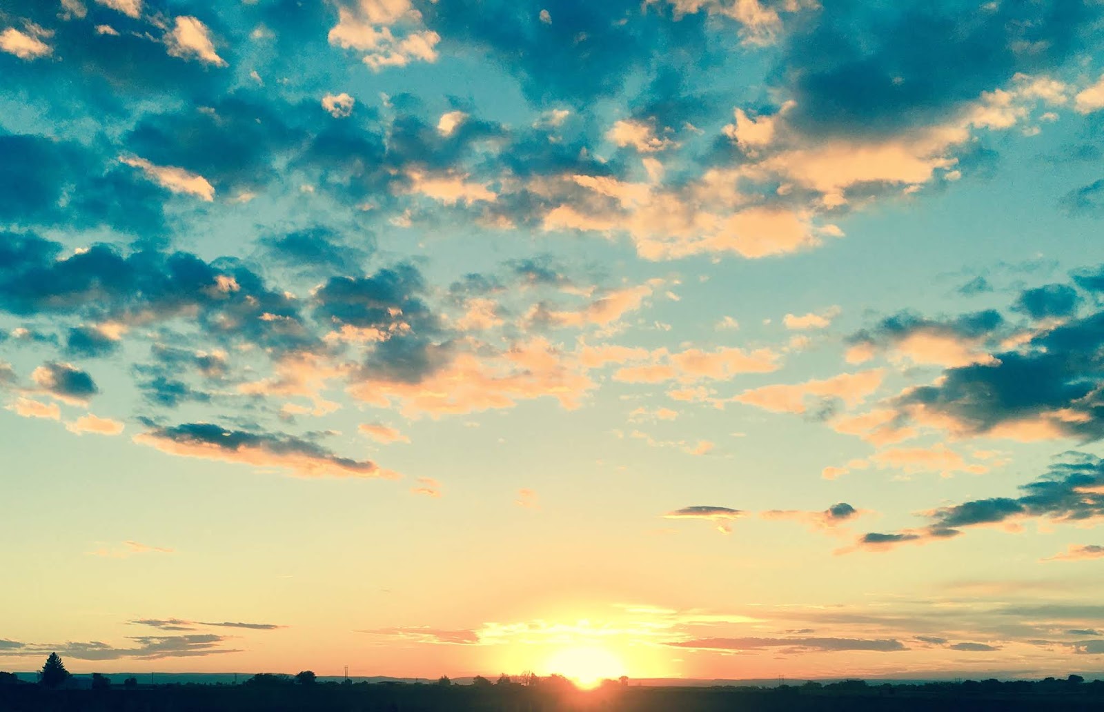 Beautiful Sunset in Fruitland, Idaho
