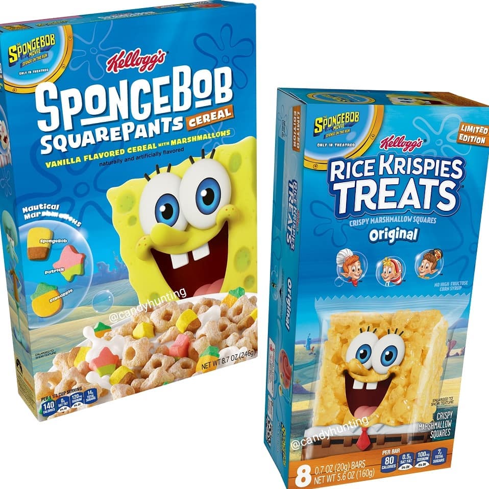 NickALive! Kellogg’s Launches 'The SpongeBob Movie Sponge on the Run