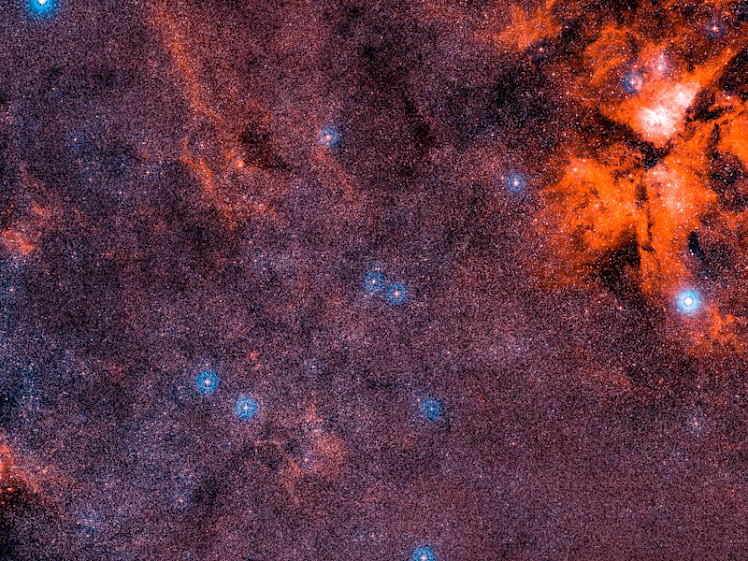 AG Carinae: uma visão de campo amplo da estrela