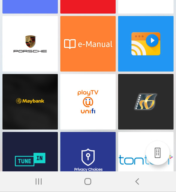 Tap the remote icon - Smart View app
