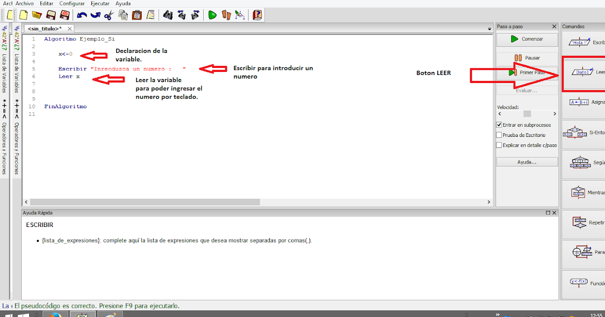 programacion decomputadoras nemg: 7.Curso de Programacion : Pseint ...