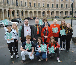 Olympic Torch Passes Here (almost)